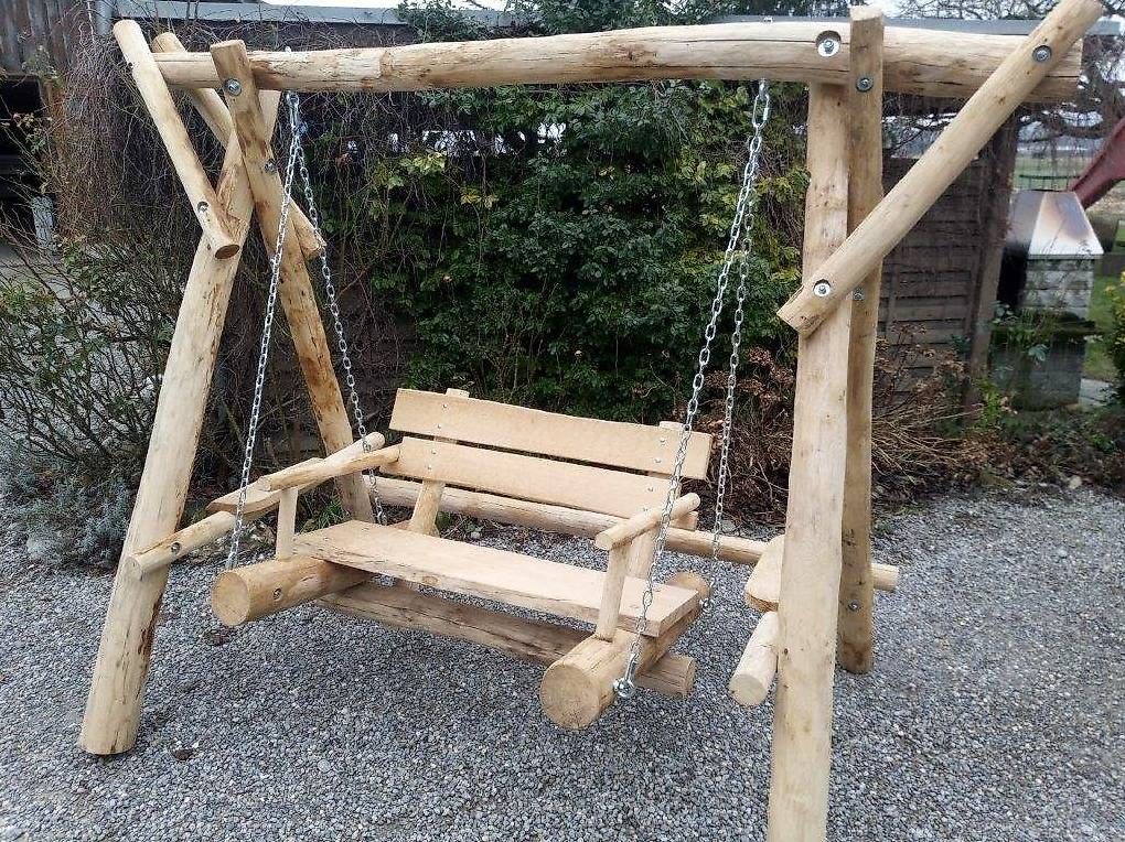 Altre altalene da giardino: Hollywoodschaukel aus Rundholz – Usato da Mettendorf TG venduto da 892421 1