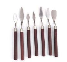 7Pcs/Set Farbspachtel. 7Pcs/set spatule à peinture.