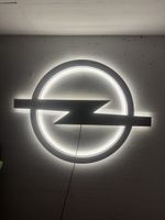 Originale Opel Leuchtreklame, Durchmesser 100cm, Top!