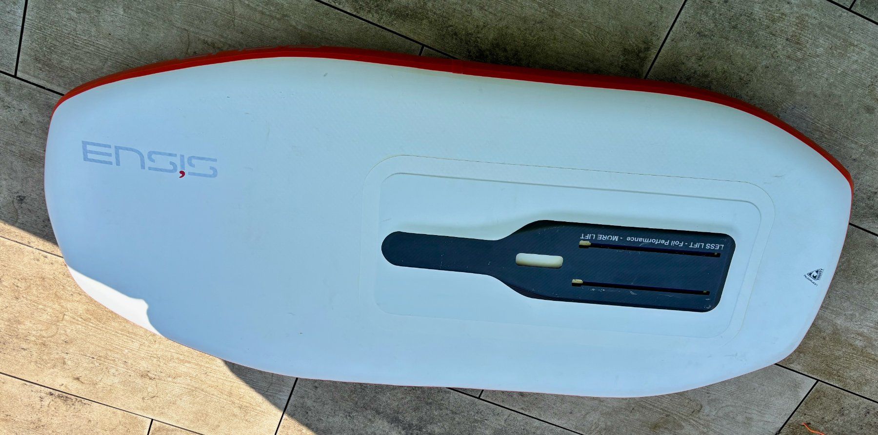 Tavole da surf e di nuoto: Ensis Wingfoil-Einsteiger-Set, aufblasbares Board und Foil – Usato da Aesch/LU venduto da Hupulu 6