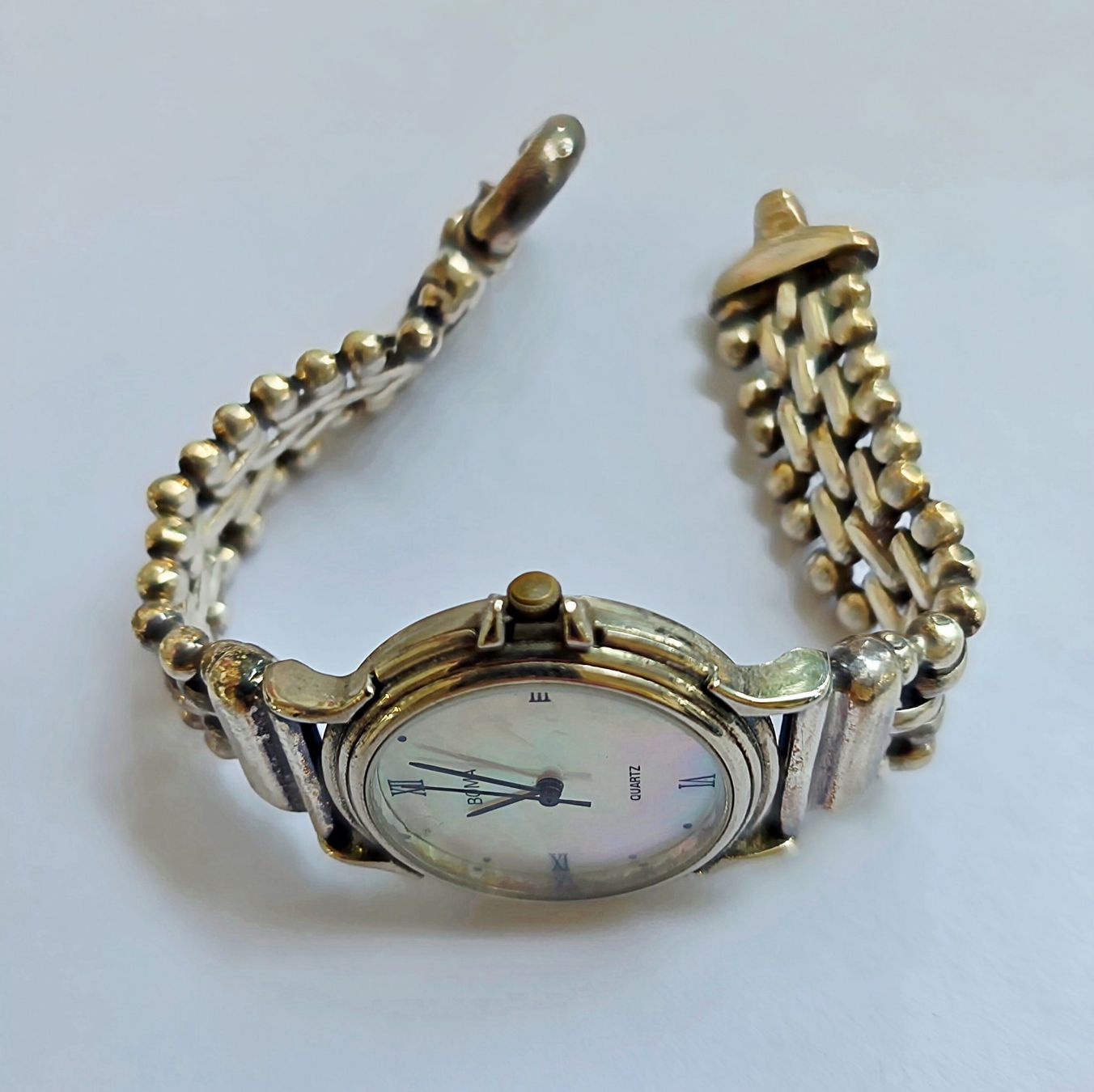 Orologi: Armbanduhr aus Silber  Perlmutter Zifferblatt – Nuovo (secondo la descrizione) da Zürich venduto da benedikt12 2