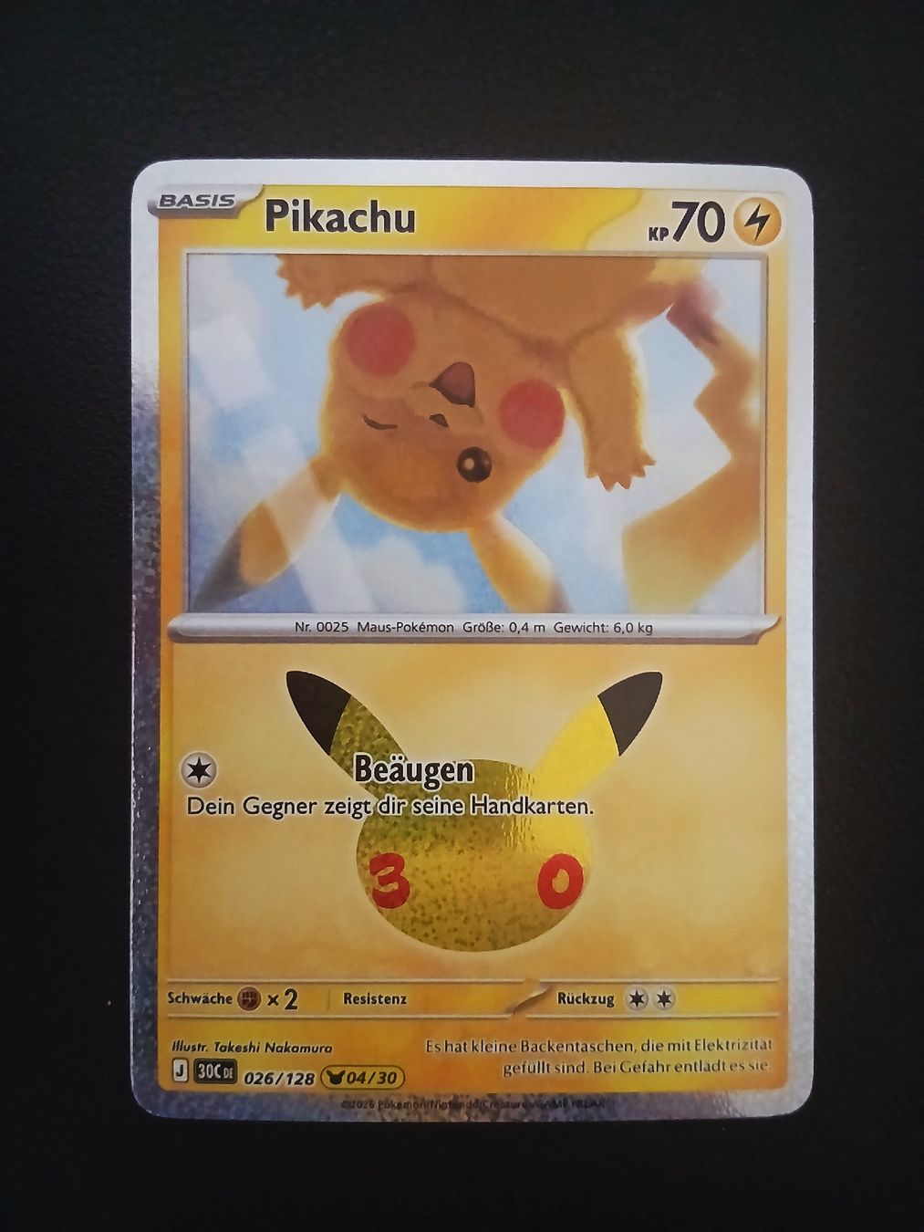 Pokémon Sammelbilder & Trading cards: Pikachu Pokémon 30th Celebration German – Neu (gemäss Beschreibung) aus Regensdorf von Baba_Basar 2
