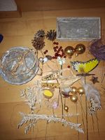 Deko-Set Kugeln, Zapfen, Kugeln, Schmetterlinge, Rentiere...