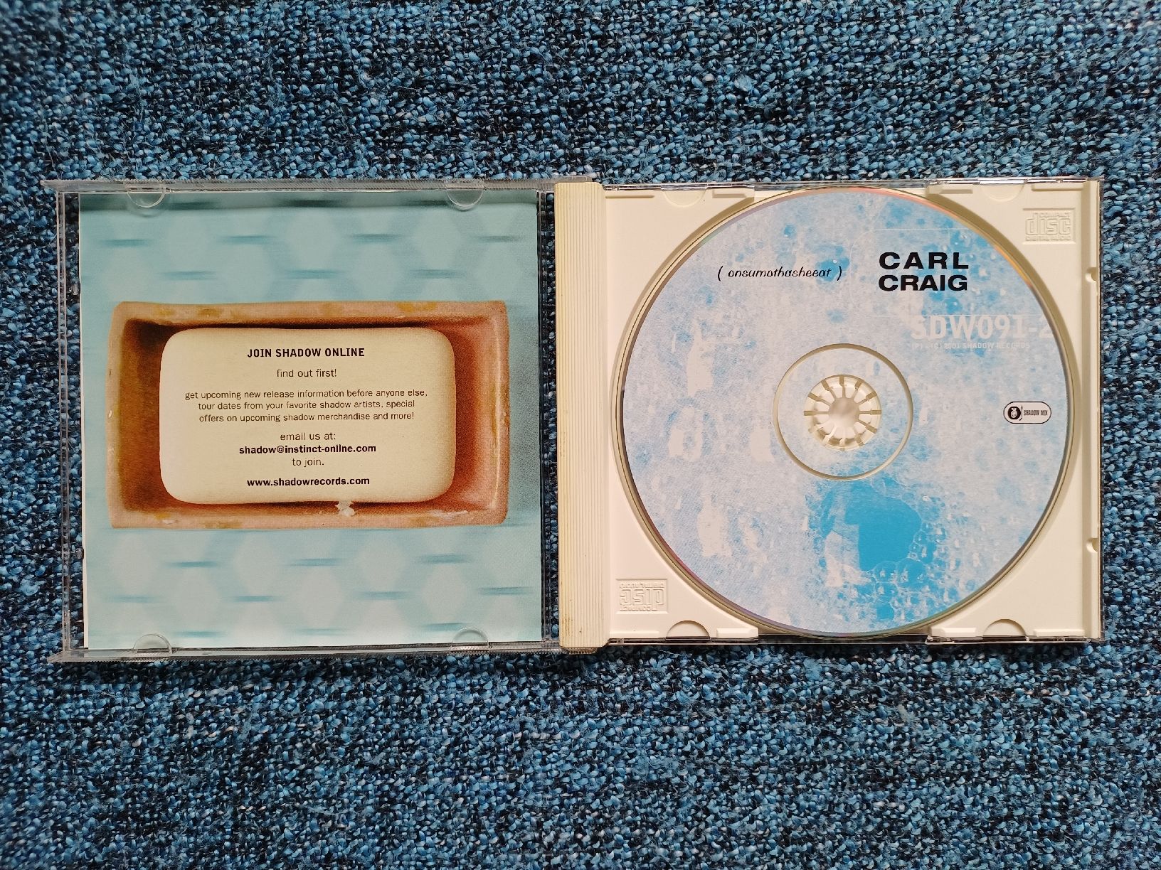 CD: Carl Craig "Onsumotahasheeat" CD – Usato da Begnins venduto da Drastic-Sound 2