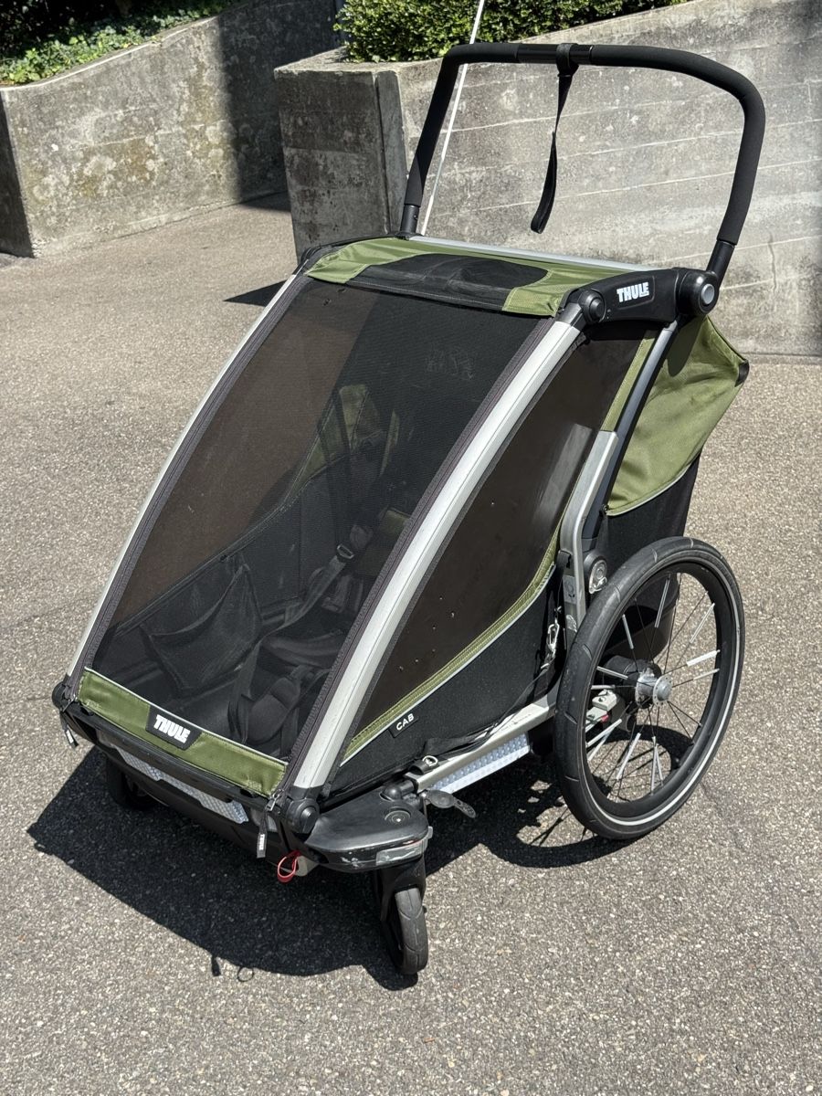 Thule Anhänger: Thule Chariot Cab 2 - bicycle trailer used – Gebraucht aus Zollikon von erismann_04 5