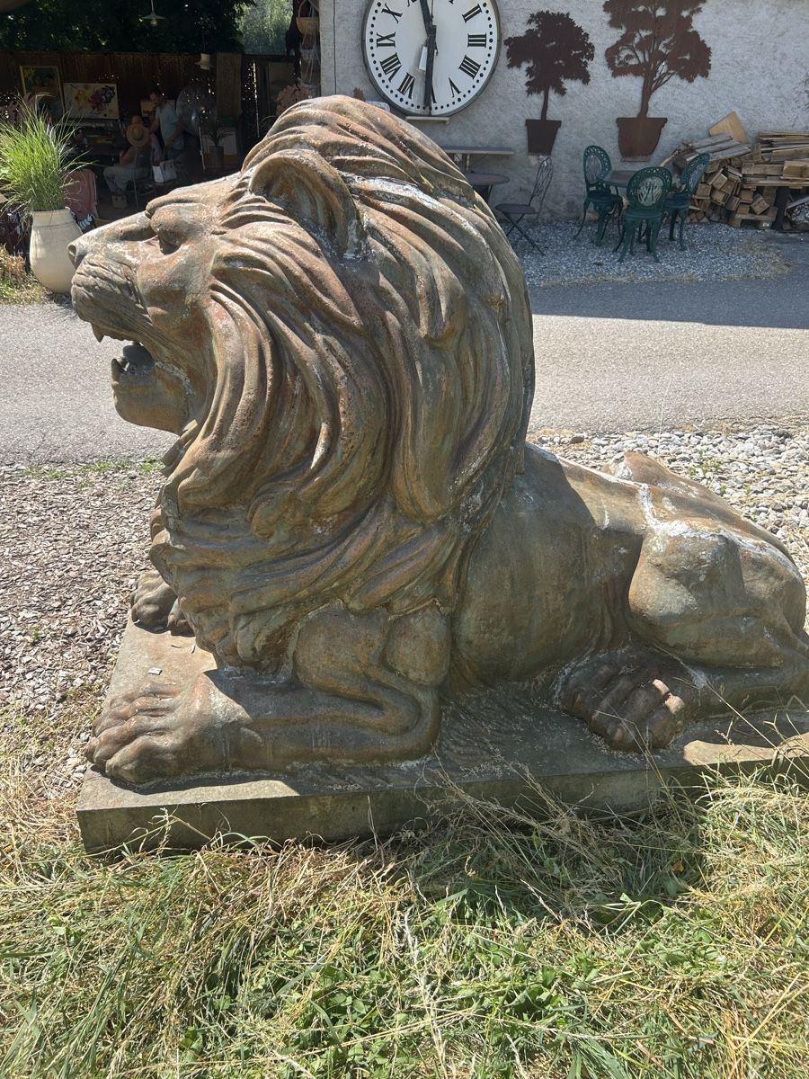 Skulpturen & Statuen: Statue lion en fer  – Gebraucht aus Yverdon-les-Bains von Sicario1969 3
