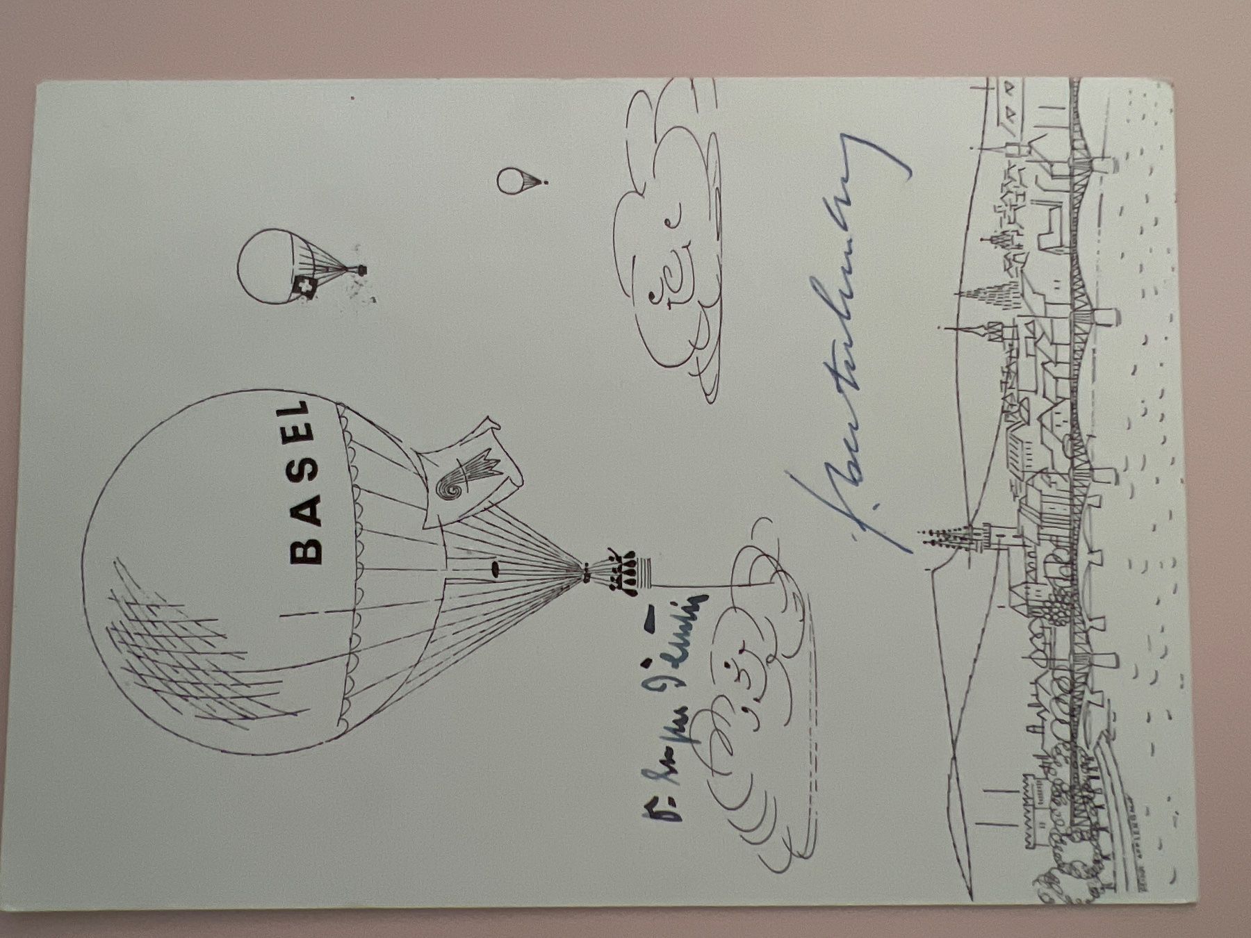 Tutti i francobolli: Ballonpost mit Vignette Mustermesse Basel 1955 – Usato da Buchrain venduto da wmm 1