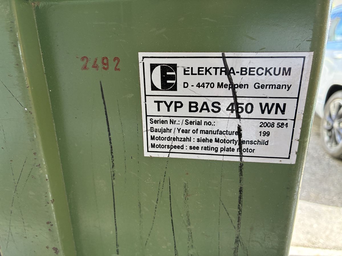 Elektra Beckum Tutte le macchine: Bandsäge – Usato da Fulenbach venduto da Honda2 1