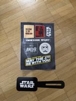 Star Wars: Set di adesivi + etichetta bagaglio, nuovo!
