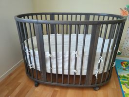 Stokke Sleepy Bett - TOP Zustand, inkl. Matratze und Zubehör