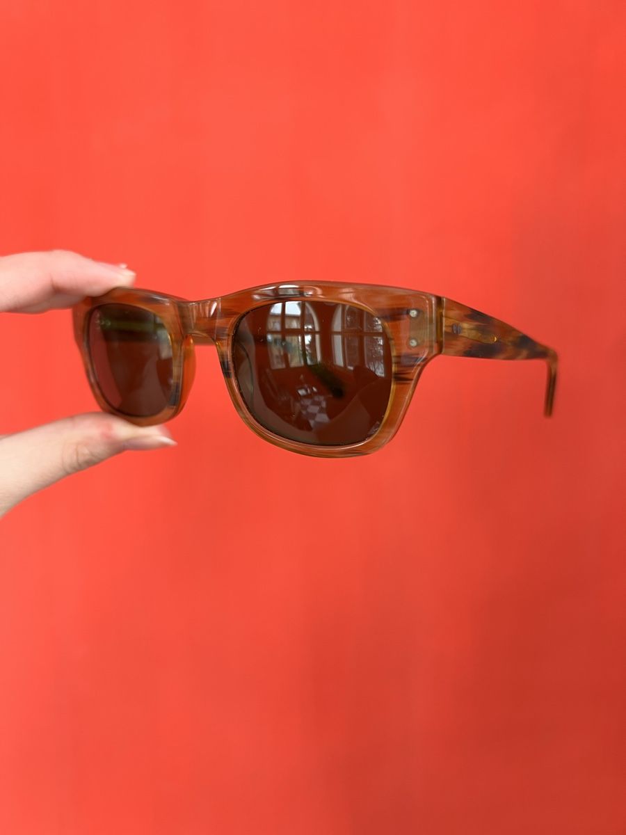 Moscot Occhiali & Lenti: MOSCOT Sonnenbrille braun mit Etui – Usato da Zürich venduto da car_x52z 1