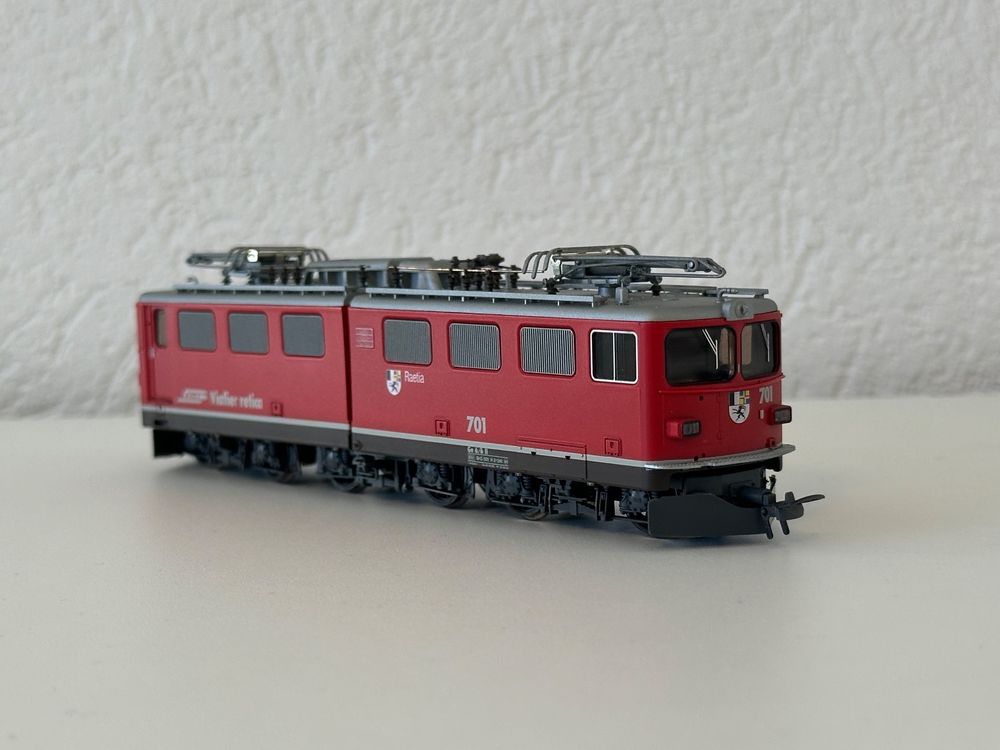 Bemo Modelleisenbahnen: Rarität: Bemo 1254 141 Ge 6/6 II 701 neurot ab 1.- – Neu (gemäss Beschreibung) aus St. Gallen von Modell1zu87