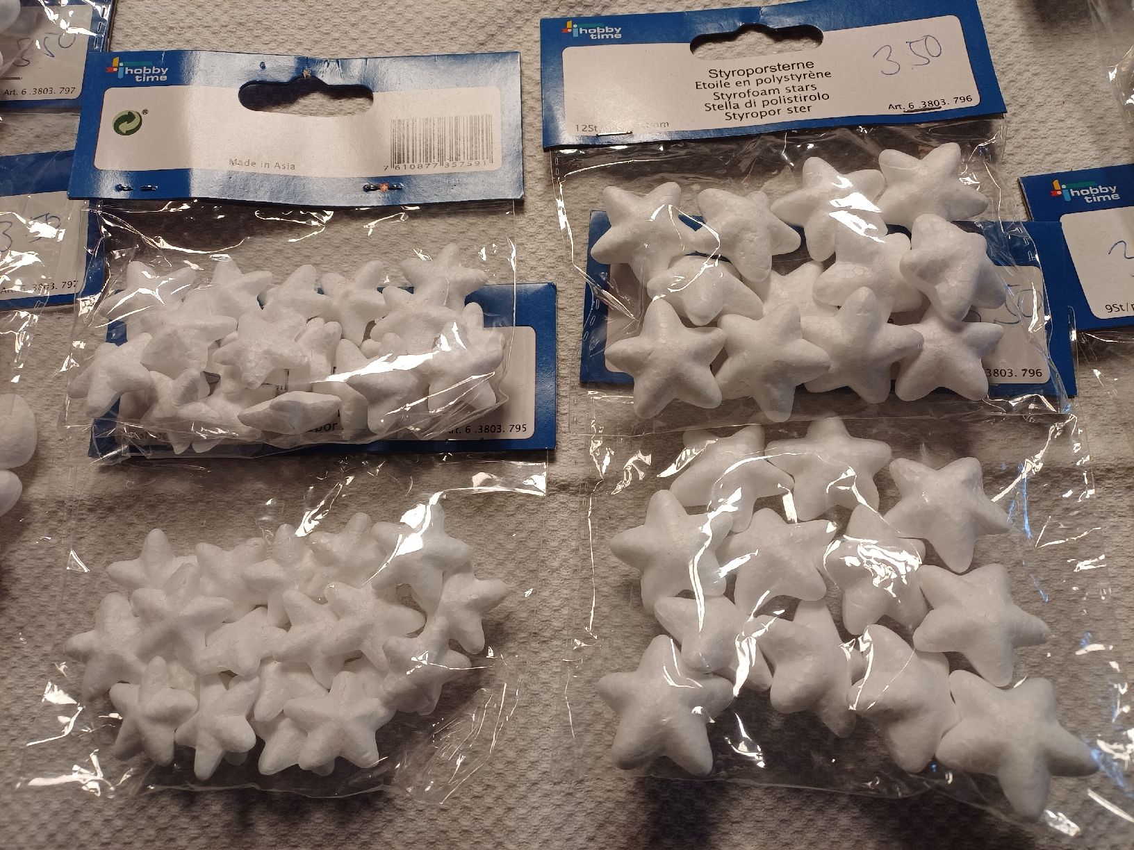 Kit bricolage: 9 Säcklein mit Mini Herzen und Sterne – Nuovo e nell'imballaggio originale da Gächliwil venduto da lesidees 3
