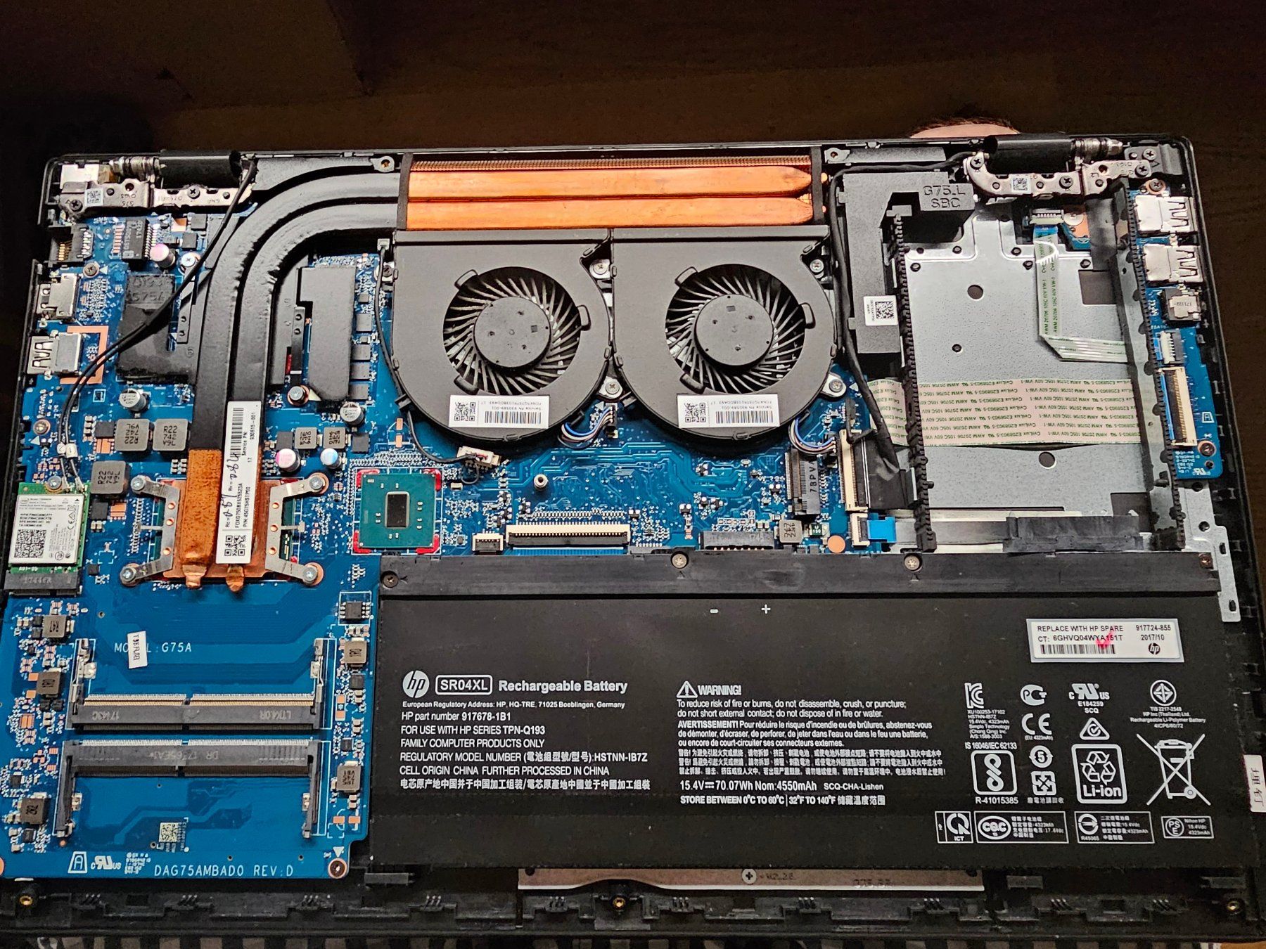 Hewlett Packard Portables: HP Pavilion Power i7, FullHD, GTX 1050 – Défectueux à Weiach par xx-xx 4