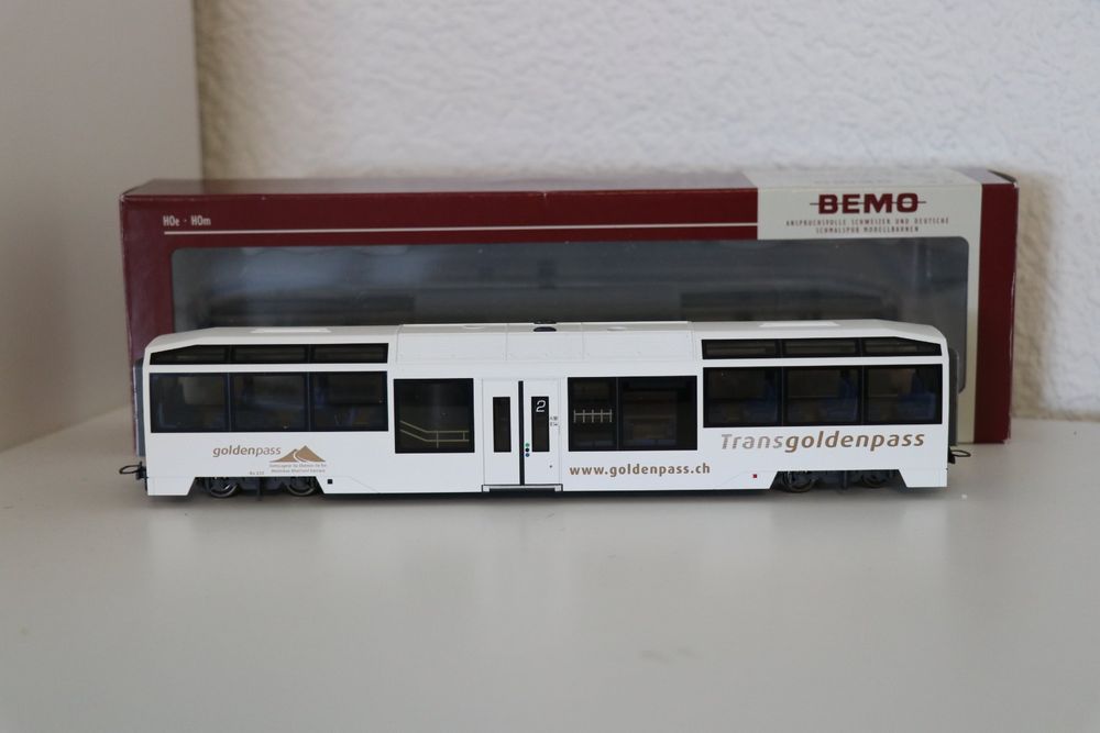 BEMO 3299 302 - MOB Bs 232 Golden Pass Panoramawagen H0m (Gebraucht) in ...