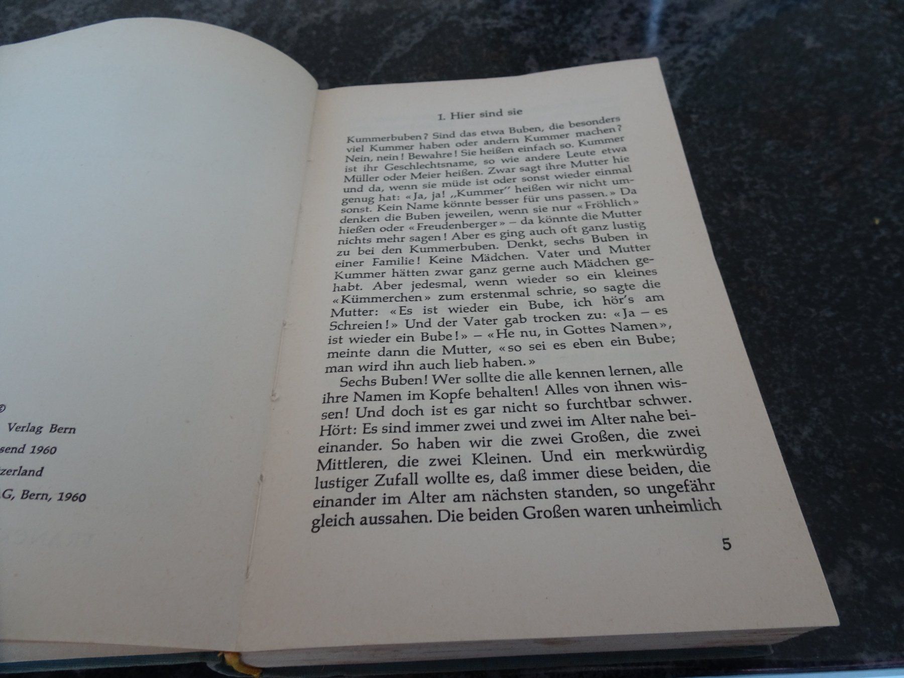 Libri: - Die 6 Kummerbuben,  ElisaAusgabe 1960 / AP – Usato da Zürich venduto da Roulet 3