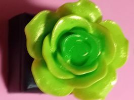 modeschmuck ring,,verstellbar,,eine rose