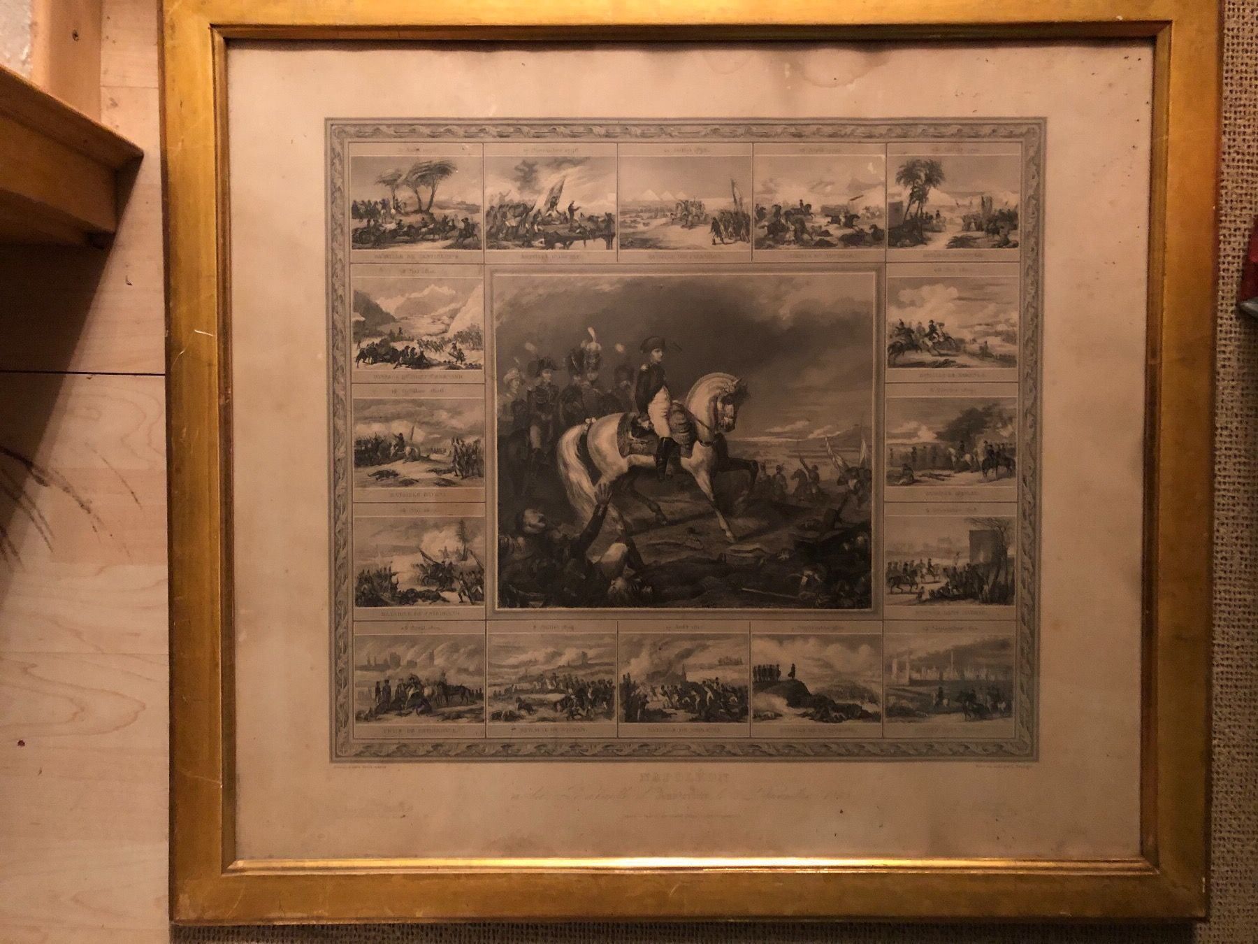 Dipinti: NAPOLEON a la bataille d‘Austerlitz. – Usato da Wald ZH venduto da mlnt 9