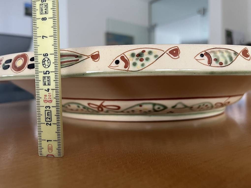 Teller: Keramikschale / Keramikteller handbemalt  – Neu und originalverpackt aus Burgdorf von Hallo_dort 2