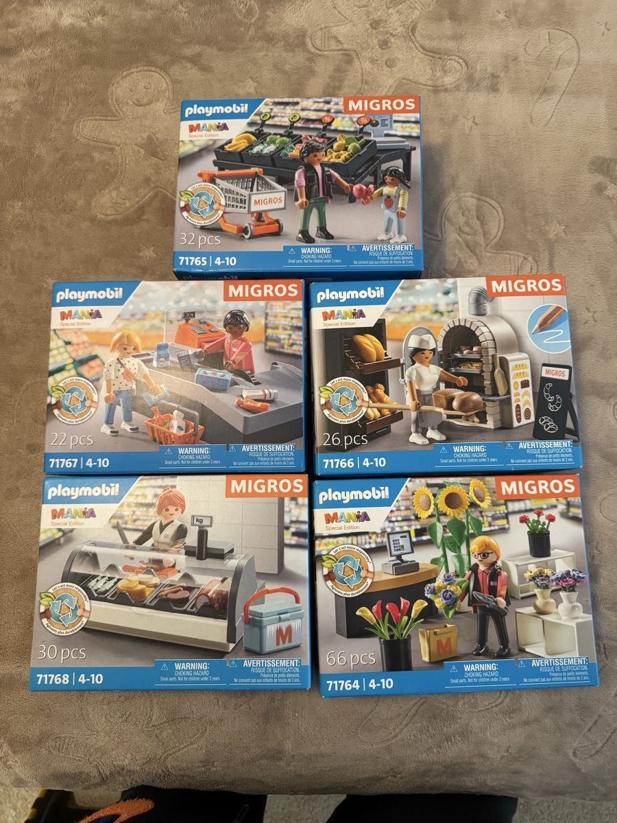 Playmobil Giocattoli: Playmobil Migros set – Nuovo e nell'imballaggio originale da Carouge GE venduto da Brown66