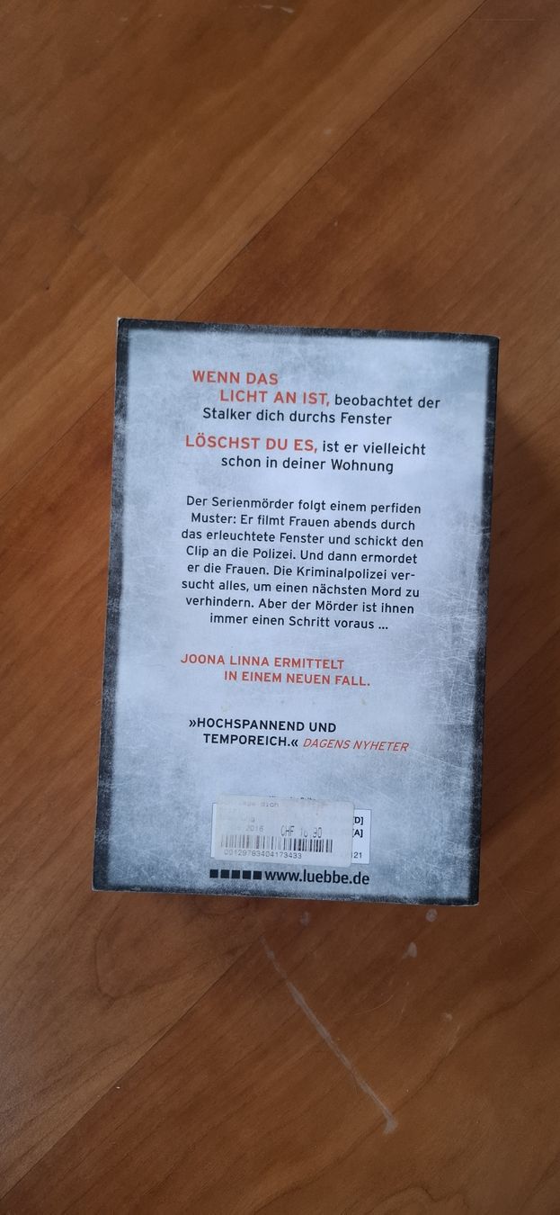 Libri: Buch: Ich jage dich - Lars Kepler – Usato da Wuppenau venduto da Jaqueline 1