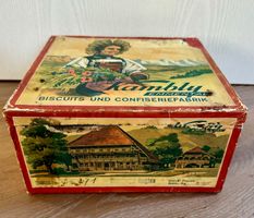 Alte Blechdose KAMBLY Biscuits