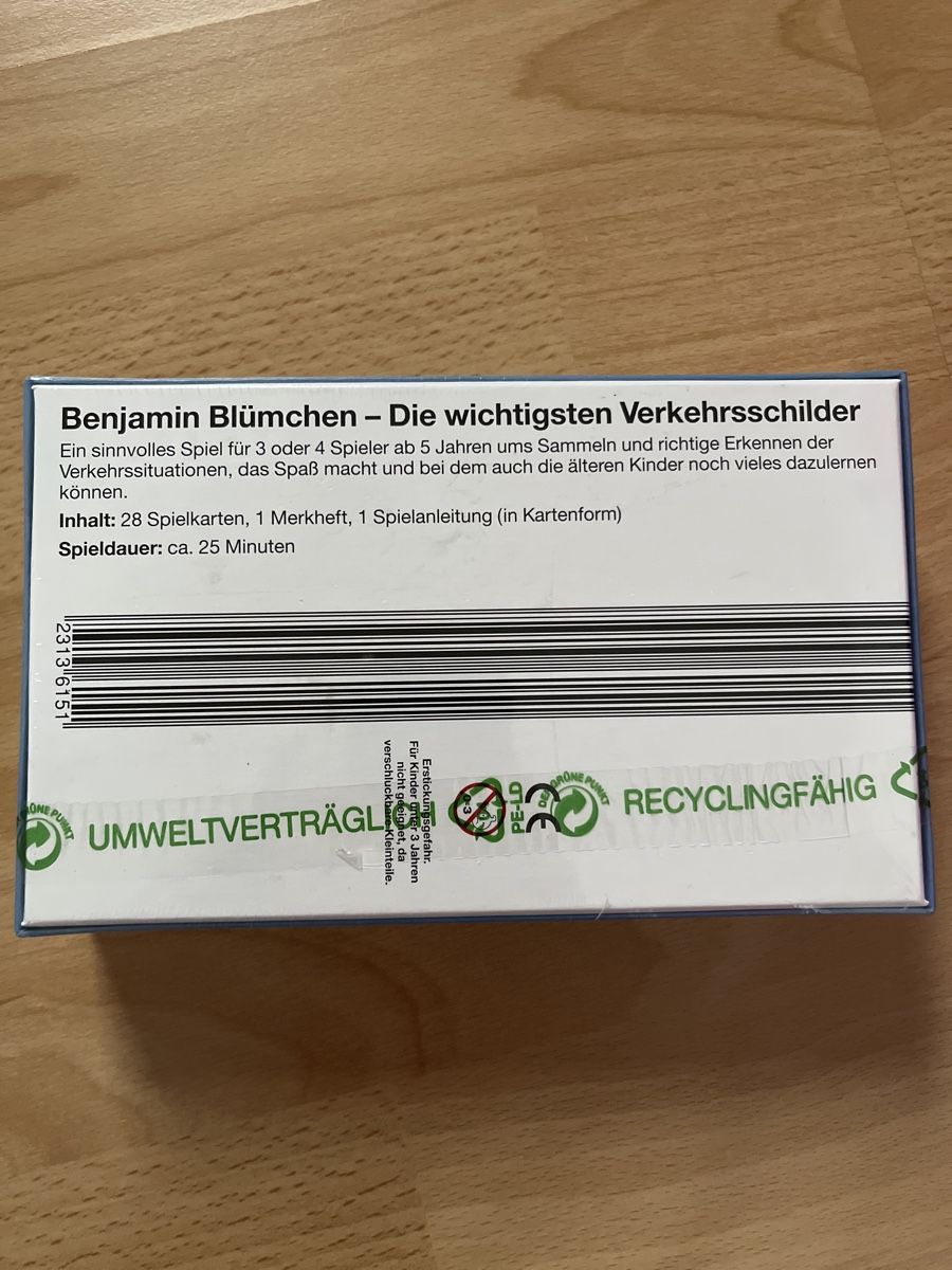 Giochi: Verkehrsschilder Spiel mit Benjamin Blümchen – Nuovo e nell'imballaggio originale da Hünenberg See venduto da spartakus02 1