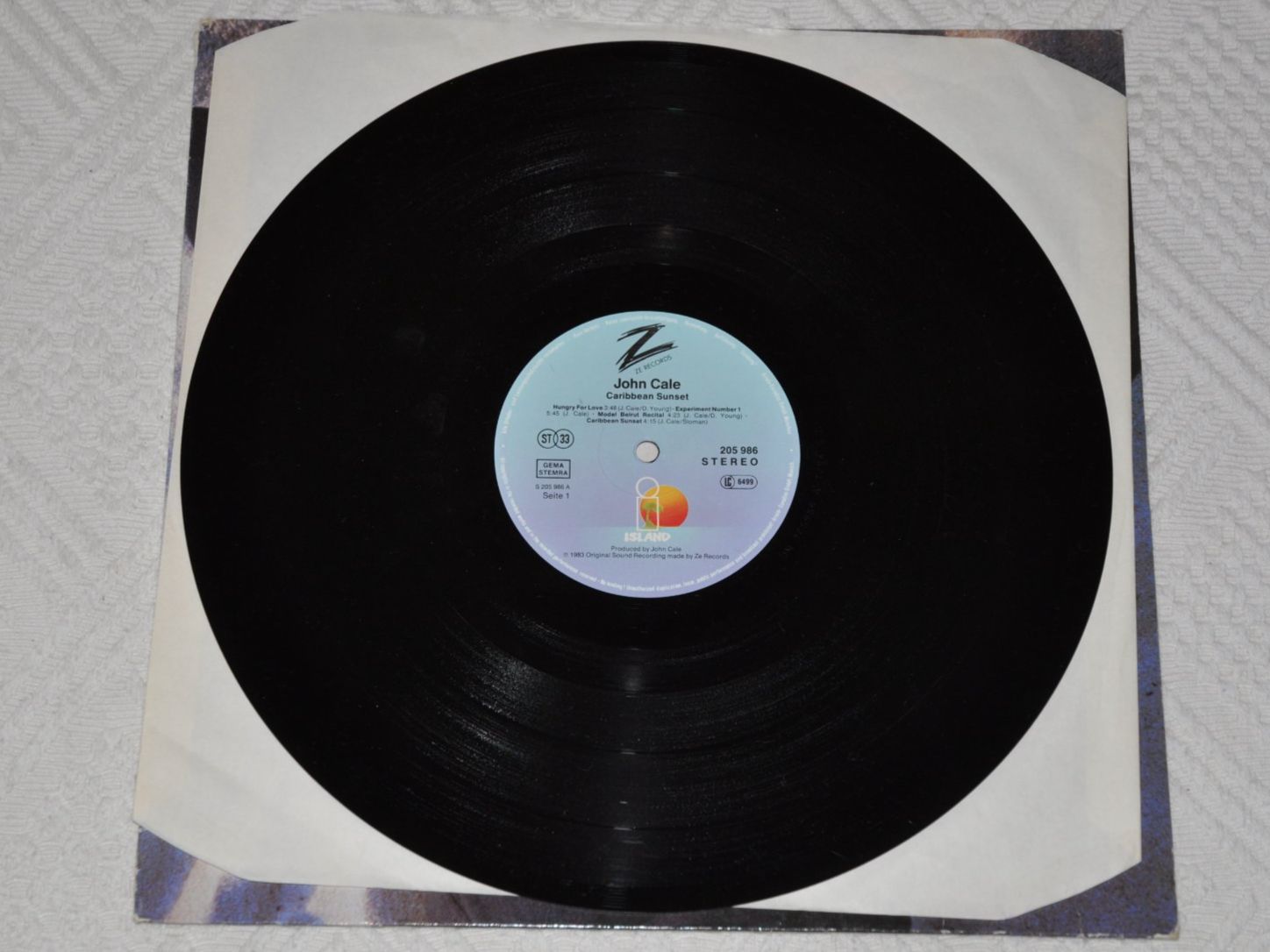 Dischi in vinile: LP John Cale - Caribbean Sunset – Usato da Boll venduto da Theodora15 2