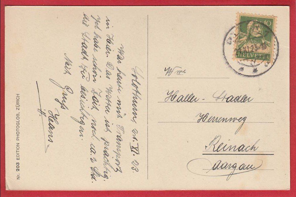 Cartes postales: SOLOTHURN GURZELNGASSE 1923 – D'occasion à Grüningen par Kartenlaube 1