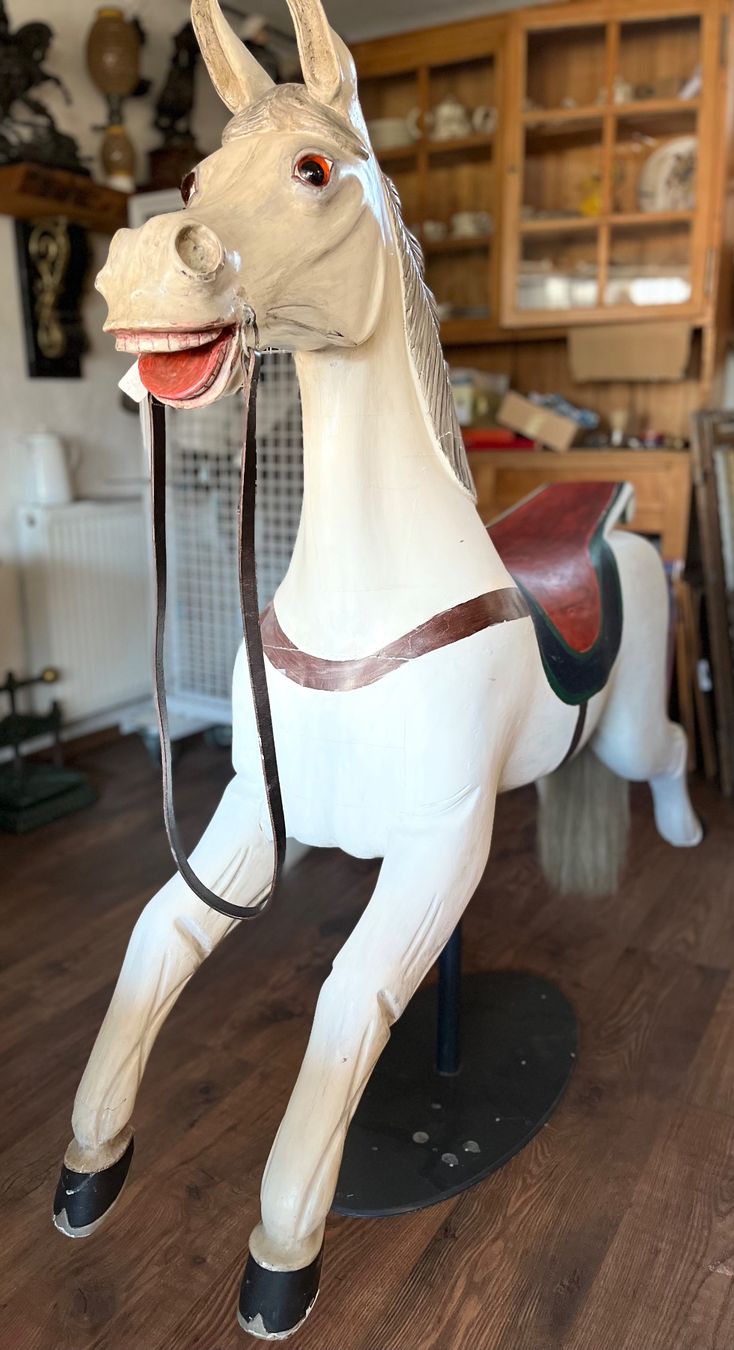 Giocattoli: G&J Lines Galloper- Karusselpferd um 1890 – Usato da Siblingen venduto da rantiques 1