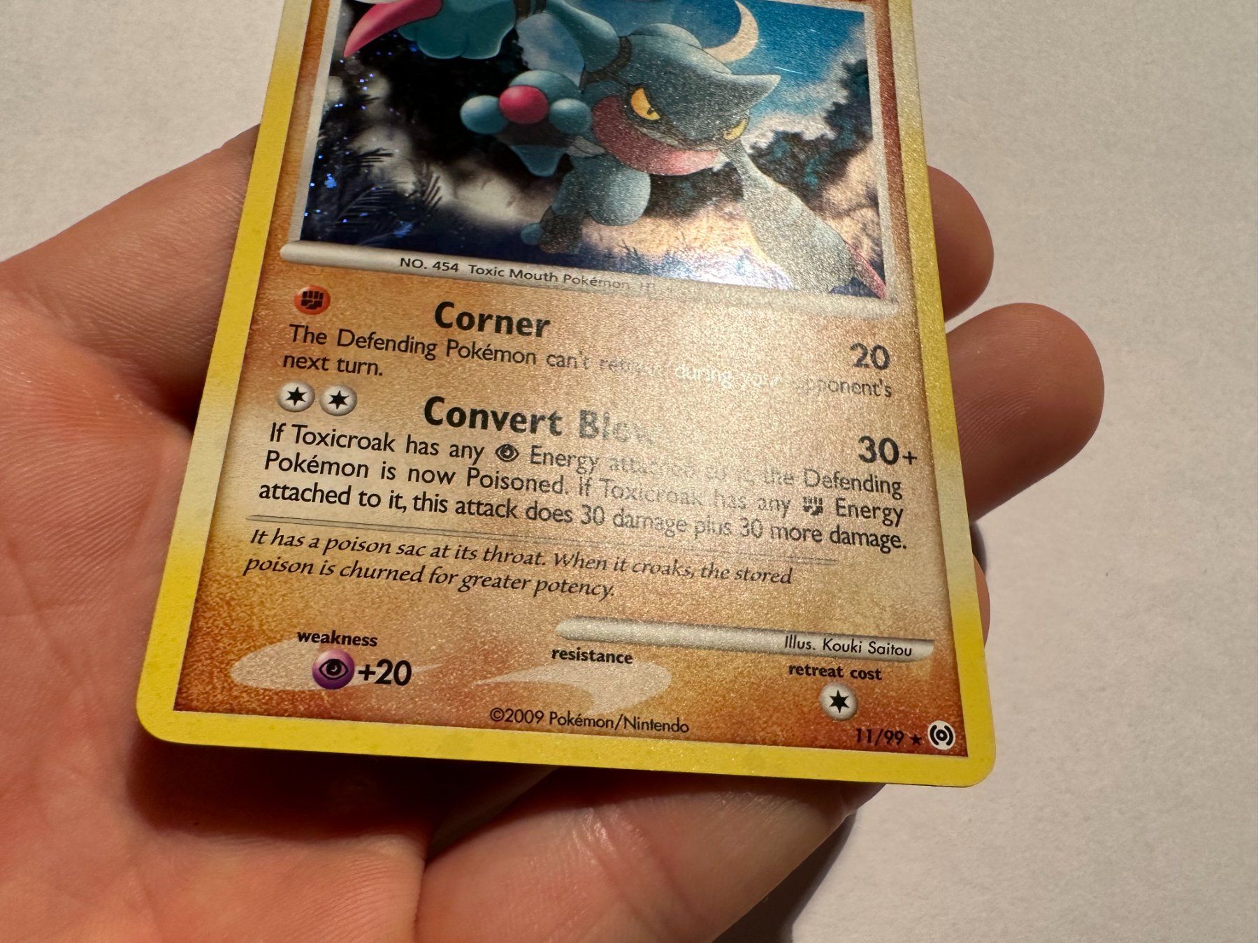 Pokémon Carte collezionabili: Toxicroak holo Platinum Arceus EN – Usato da Hagendorn venduto da Pokecollectorch 1