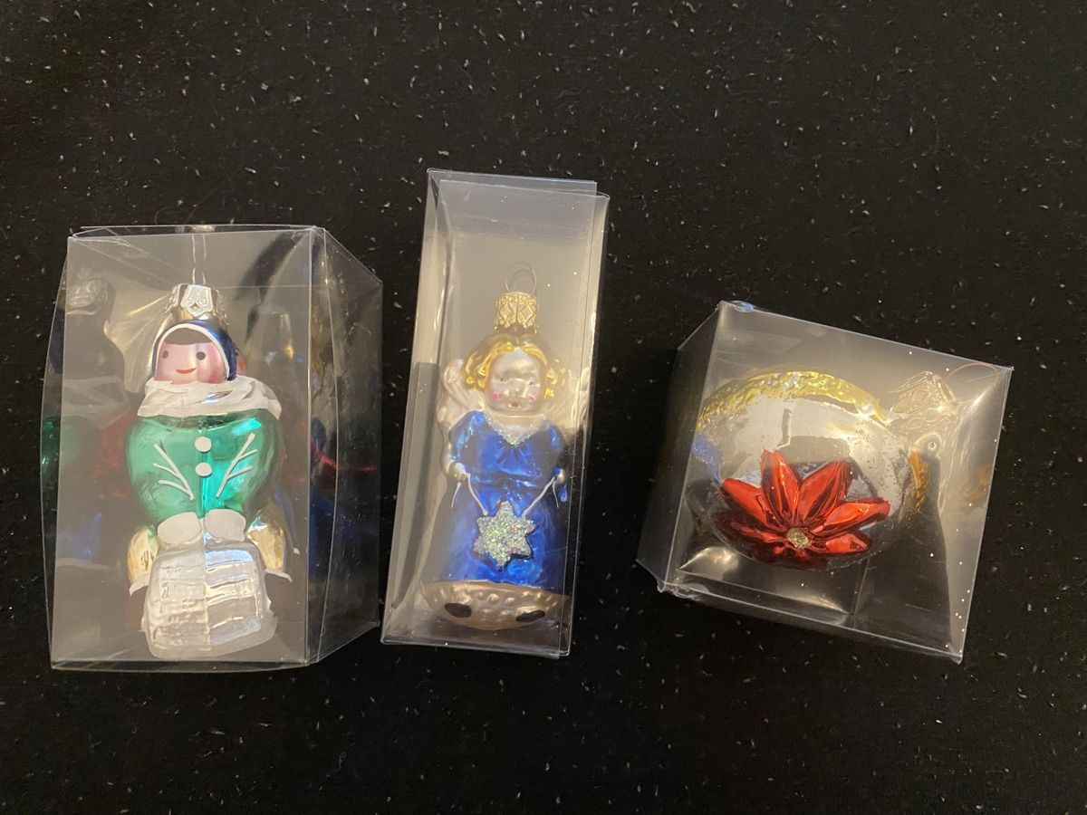 Tutte le decorazioni: 3 ältere Weihnachtskugeln Christbaumschmuck Glas – Usato da Buchrain venduto da Sisi83