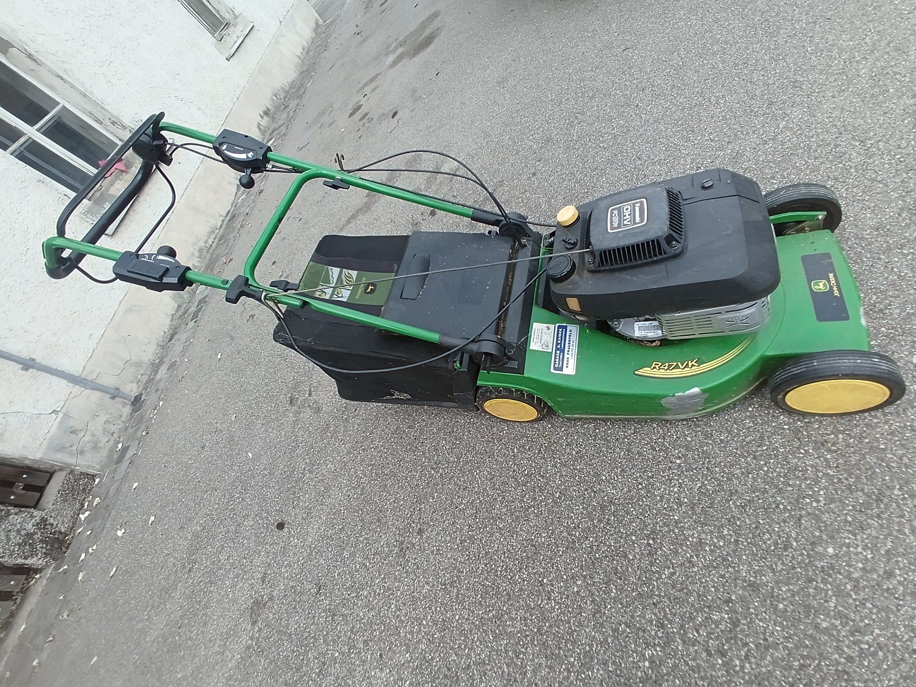 John Deere Tagliaerba: Rasenmäher John Deere R47VK – Usato da Frauenfeld venduto da romanski1978