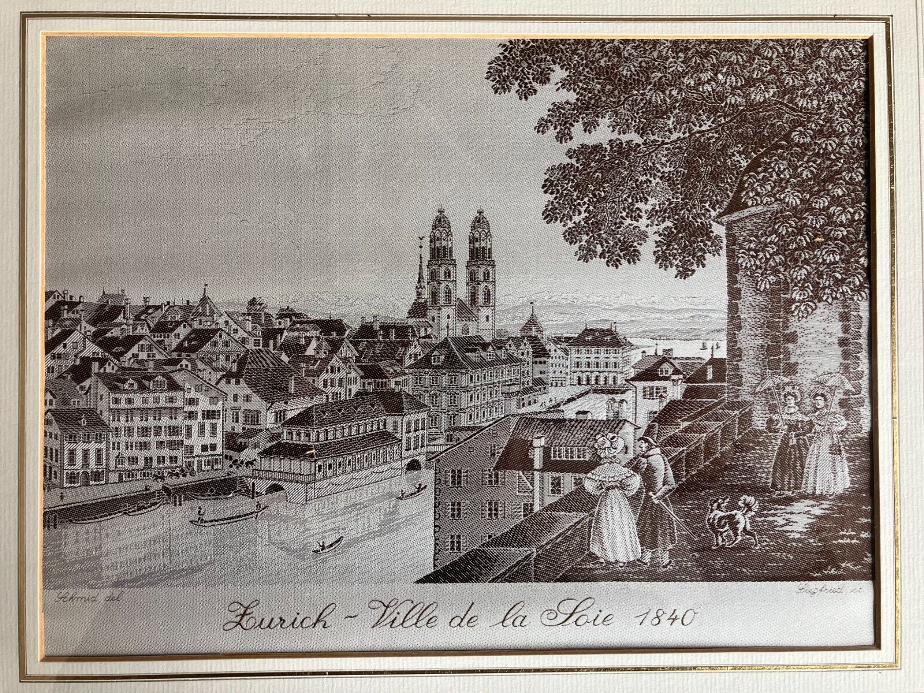 Poster & Bilder: Seidenbild von Seidenweberei Weisbrod – Gebraucht aus Neunkirch von autoscooter57 4
