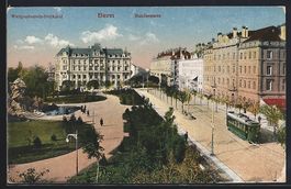 Bern, Weltpostvereindenkmal in der Bunde