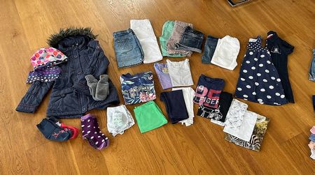 Kleiderpaket Mädchen Grösse 122/128 25 Teile