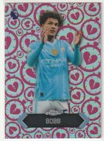 2026 Topps Chrome Premier League Oscar Bobb Manchester City