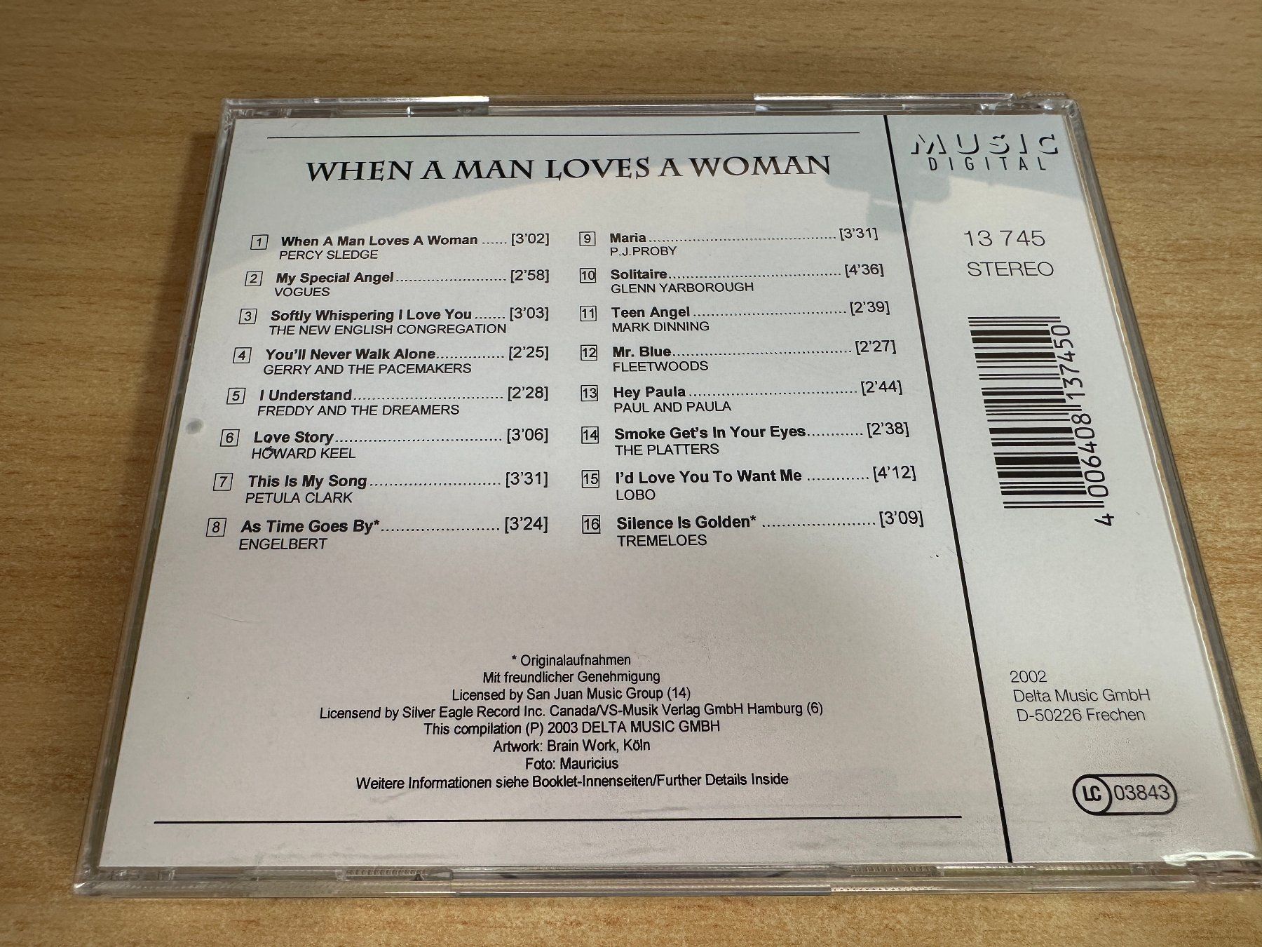 CD: N2 Various - When a man loves a women – Usato da Rikon im Tösstal venduto da Alpenmutz 1