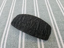Haarspange samtig schwarz