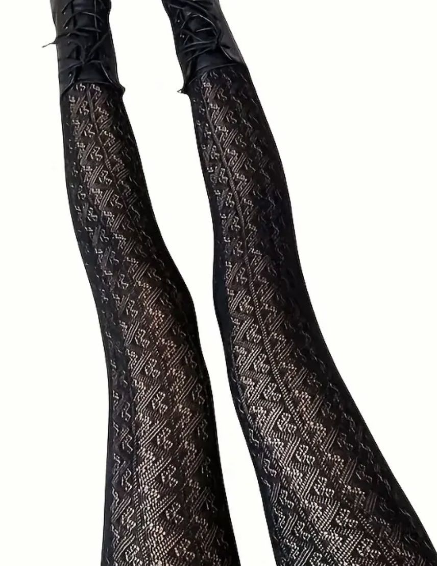 Strümpfe & Strumpfhosen: Collant a pizzo-1size-unisex- nuovo – Neu und originalverpackt aus Locarno von Fixed8 4