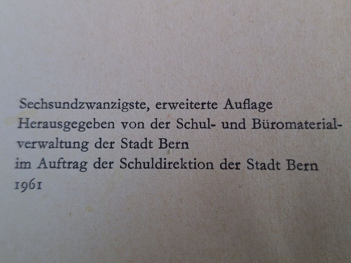 Libri: BERNER SCHULKOCHBUCH 1961 – Usato da Huttwil venduto da Kunterbuntli 1