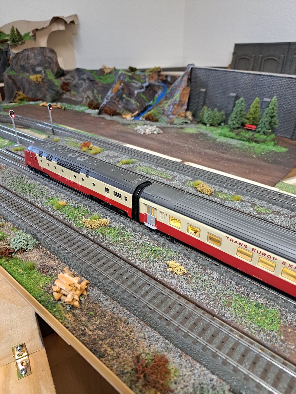 Märklin Modellini di ferrovie: Märklin Ram502 TEE 5-teilig ESU – Usato da Düdingen venduto da Ce68 1