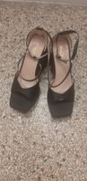 Plateform Sandalen schwarz Grösse 41 NEU
