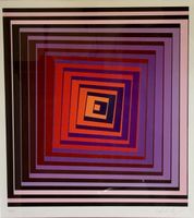 Original Serigraphie Victor Vasarely signiert (35/90)