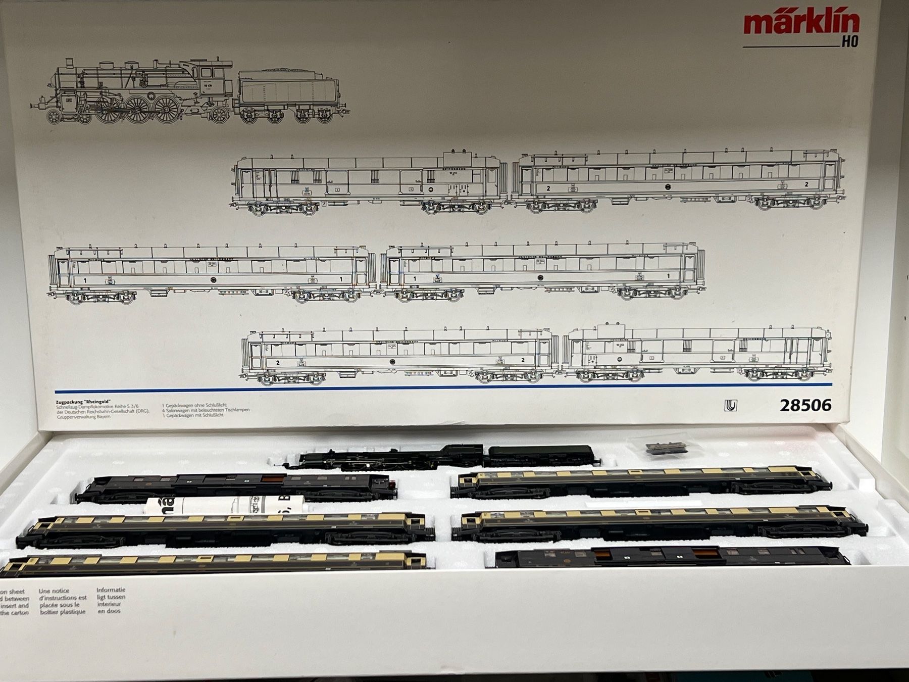 Märklin Modellini di ferrovie: Märklin 28506 Rheingold Digital H0 AC – Nuovo (secondo la descrizione) da Neuenhof venduto da ludovicco 4