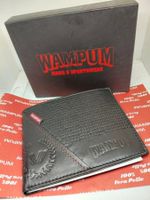 Wampum Herren Portemonnaie Leder dunkelbraun / Wallet RFID