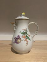 Meissen Kaffeekanne aus Porzellan mit Blumenmuster