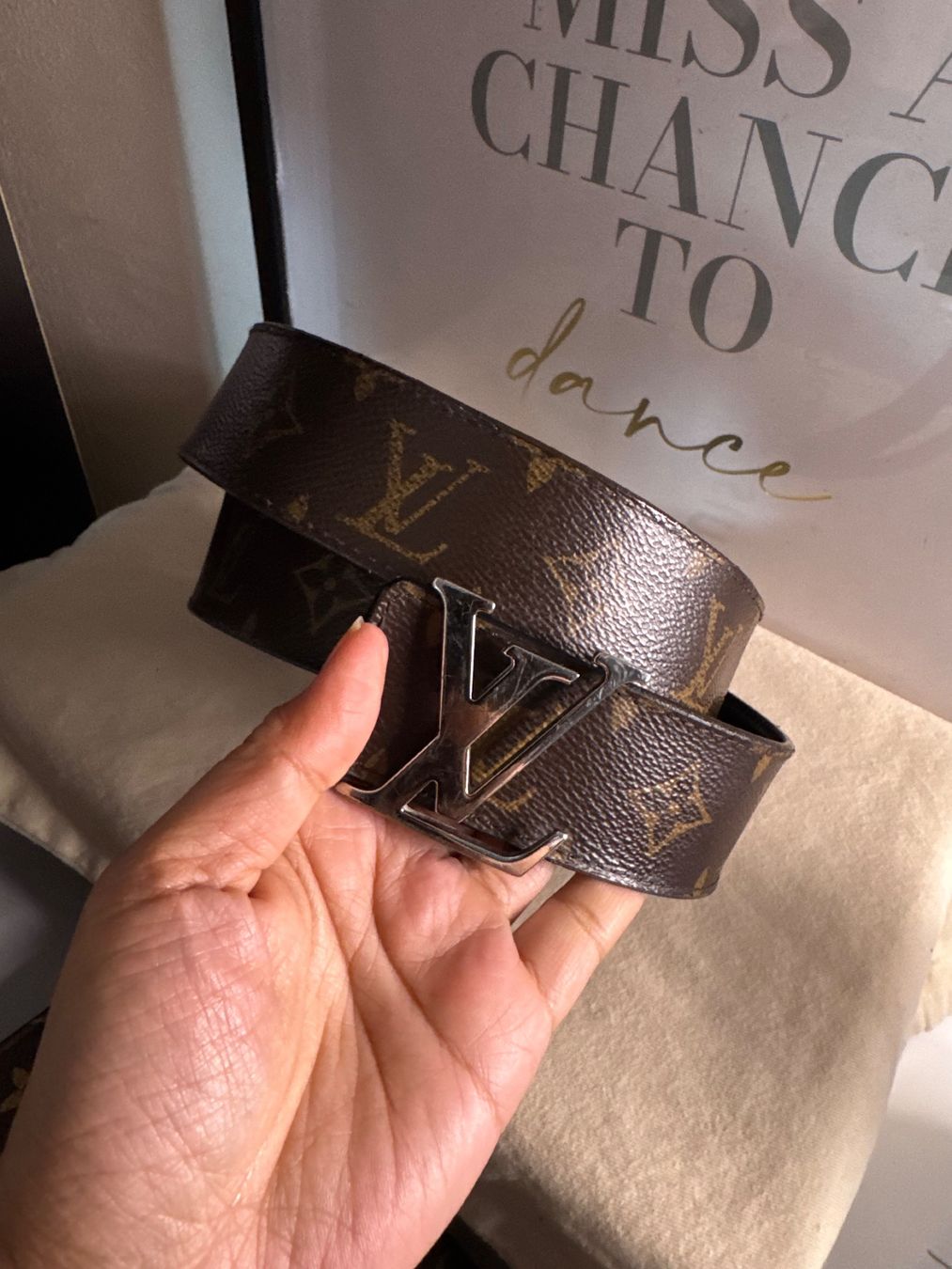 Louis Vuitton Cinture: LOUIS VUITTON BELT ORIGINAL – Usato da Les Geneveys-sur-Coffrane venduto da LVMM