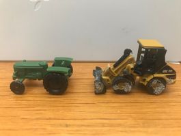 Traktor + Caterpillar Radlader Bagger
