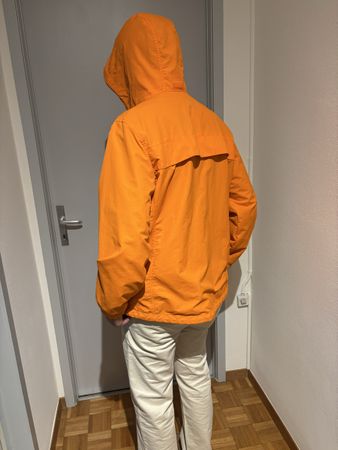 Veste orange à capuche Lands' End, taille L